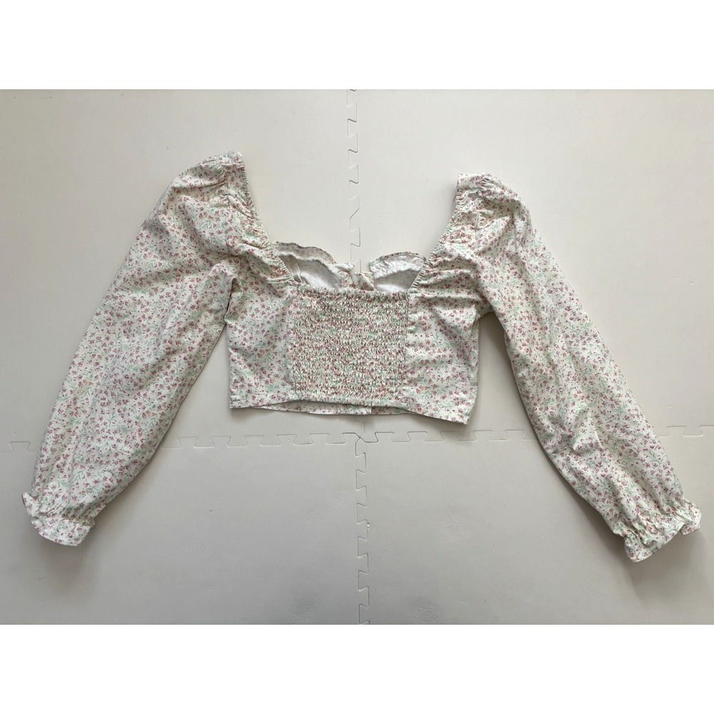 URBAN OUTFITTERS Womens Corset Maiden Coquette Cottagecore Cropped Top - S - Picture 3 of 9